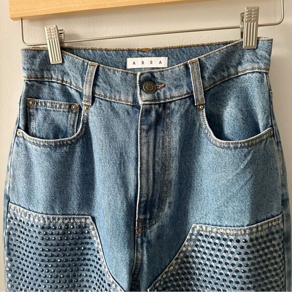 AREA Crystal Embellished Sraight Leg - Picture 5 of 13